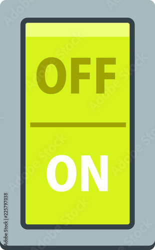 Colorful on-off switch