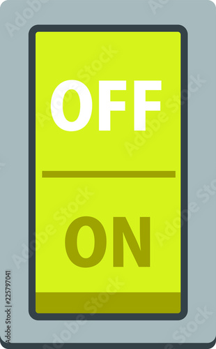 Colorful on-off switch