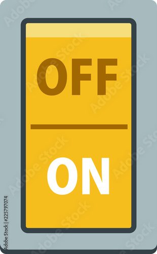 Colorful on-off switch