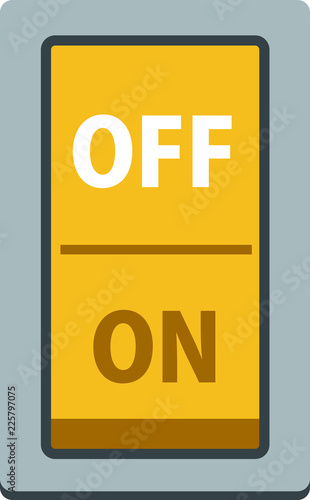 Colorful on-off switch
