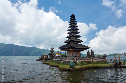 Pura Ulun Danu temple on the lake Bratan  Bali  Indonesia