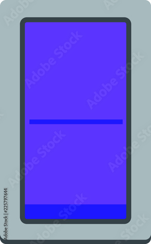 Colorful on-off Plain switch button