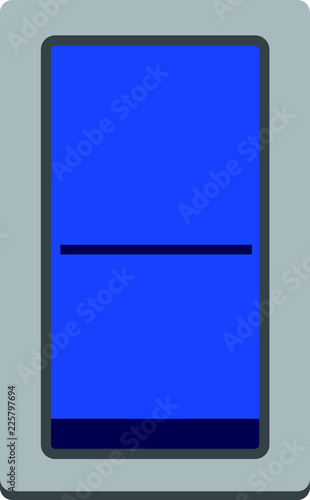 Colorful on-off Plain switch button