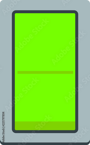Colorful on-off Plain switch button