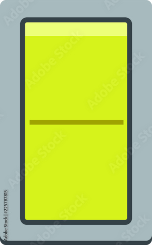 Colorful on-off Plain switch button