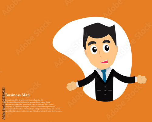 Business man  vector  design.
