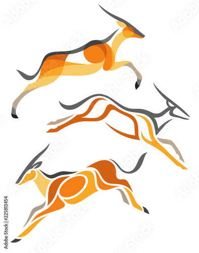 Stylized Antelopes - Eland