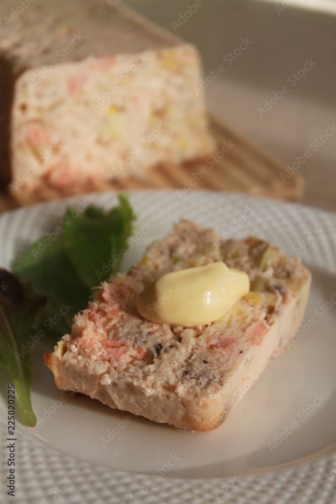 Fotografie terrine aux deux saumons