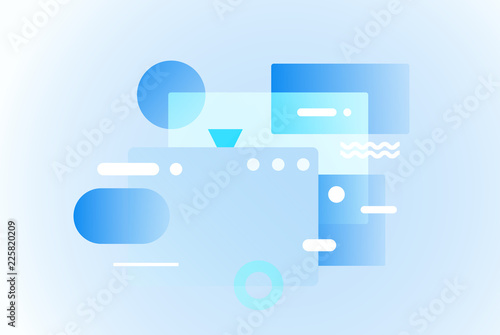 Web pages design composition