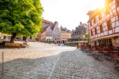 Foto Old town of Nurnberg city, Germany