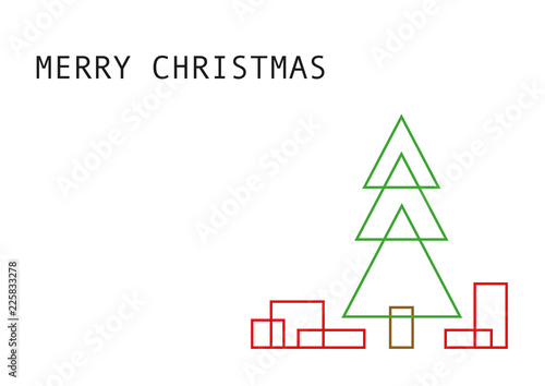 merry christmas  geometric 