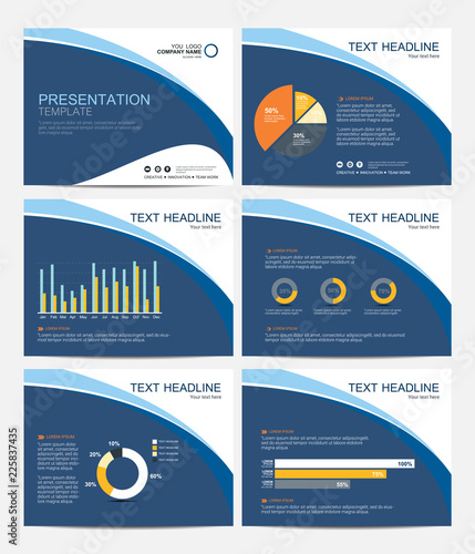template presentation slides background design