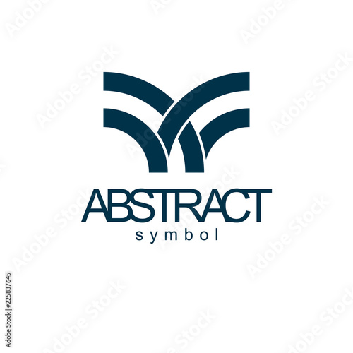 Vector abstract geometric s...
