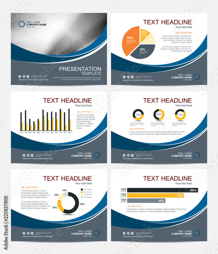 template presentation slides background design