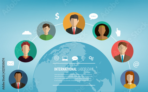 People of different occupations. Professions set. International Labor Day. Flat Vector