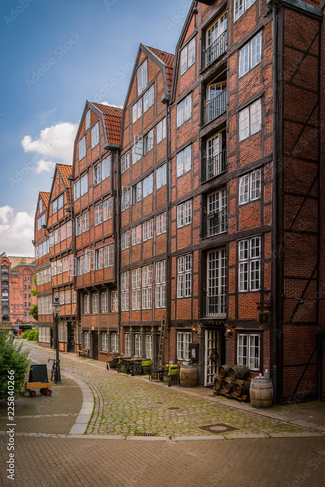 Historische Backsteingebäude in der Altstadt von Hamburg Reimerstwiete Historische Backsteingebäude in der Altstadt von Hamburg Reimerstwiete