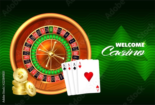 Casino vector concept.