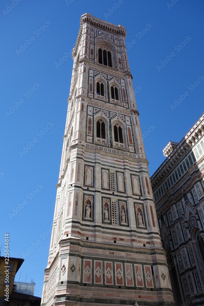 Image of Giotto's campanile in Florence, Italy