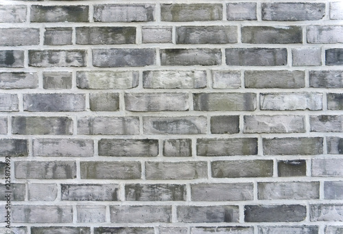 Grey brick wall texture