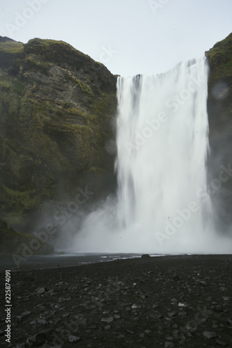 Island Wasserfall Skogafoss
