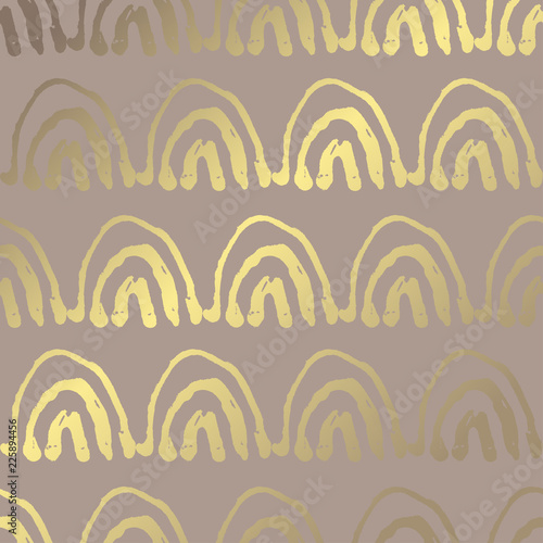 golden floral pattern