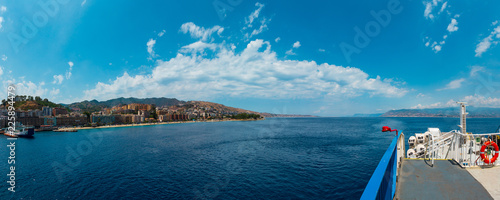 Φωτογραφία Messina strait from ferry, Sicily, Italy