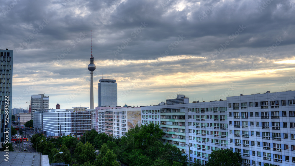 Naklejka premium Berlin widok z wieży telewizyjnej