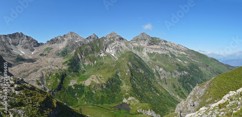 view of the alps over Bussoleno, Italy photo