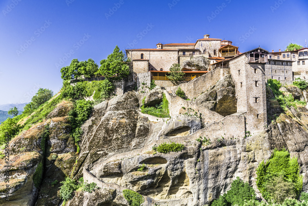 Monastery in the mountains of Greece