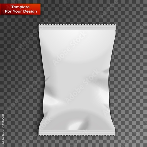 Potato chips plastic packaging