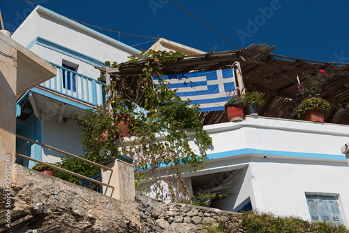 Architecture in Olympos on Karpathos in Greece
 photo