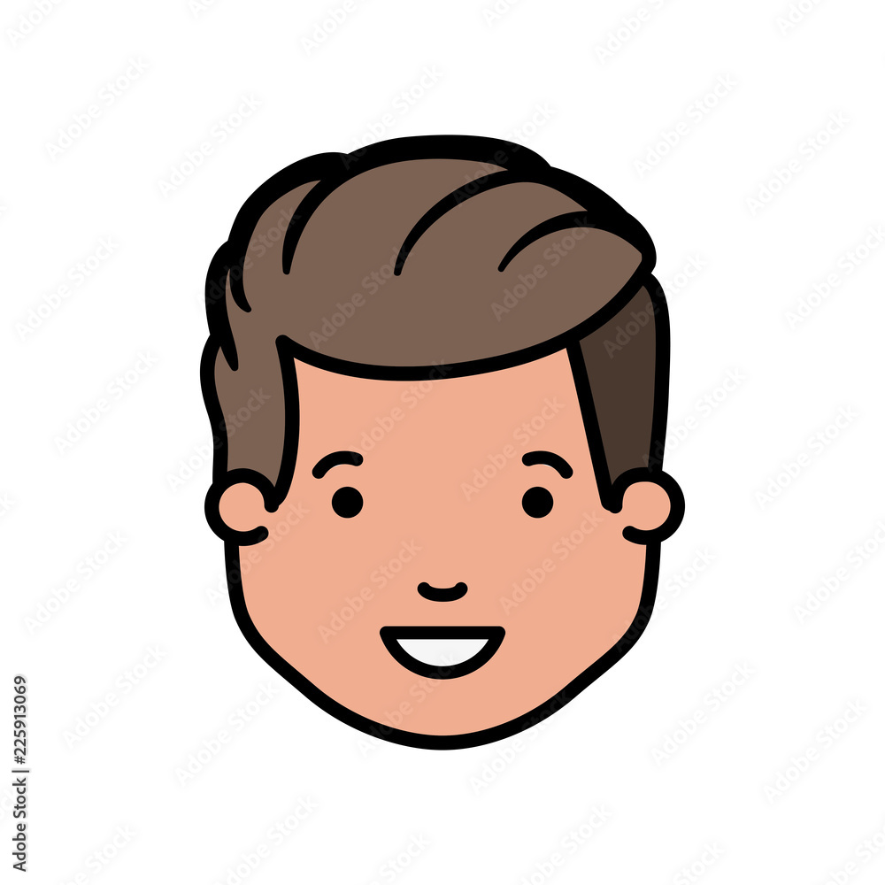 head of man avatar character head of man avatar character