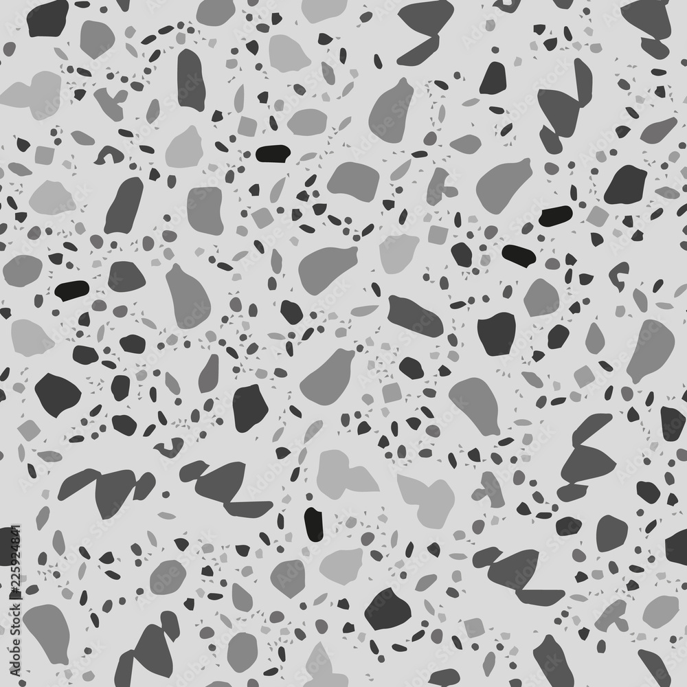 Fototapeta premium Terrazzo pattern. Vector illustration Background for print home decor, interior, fabric, textile, paper