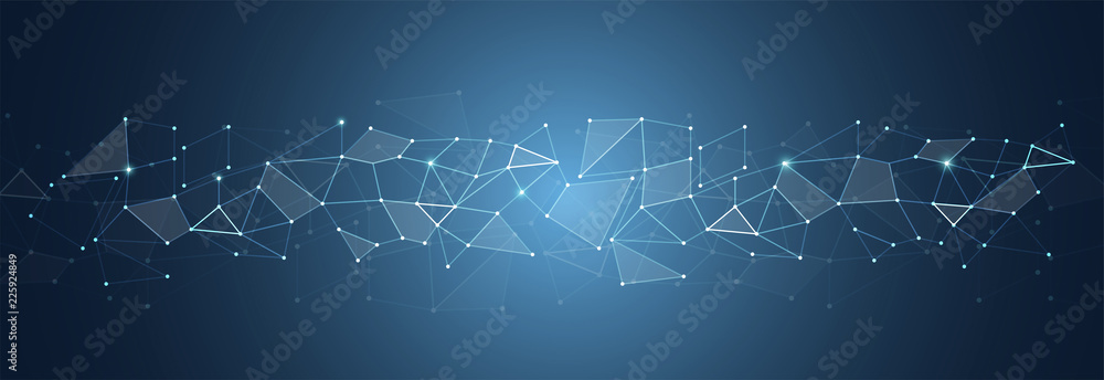 Obraz premium connessioni, internet, web, rete, triangoli, 