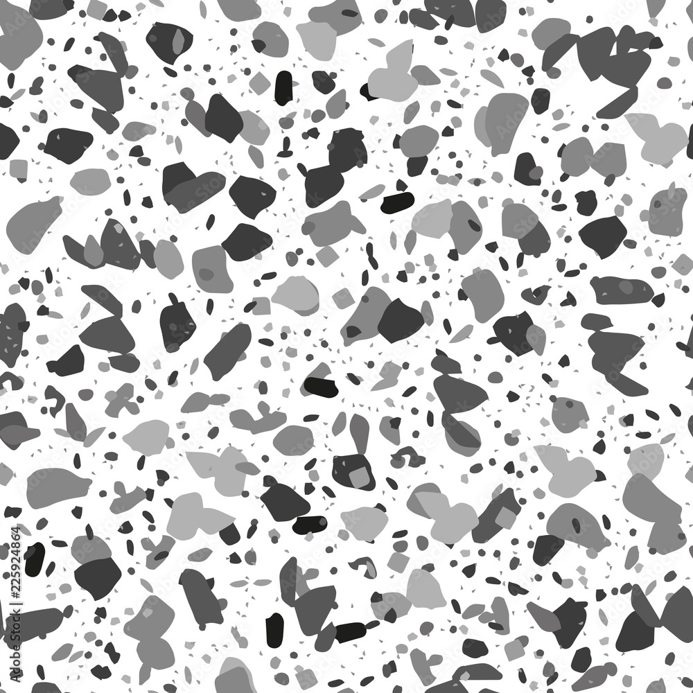 Fototapeta premium Terrazzo pattern. Vector illustration Background for print home decor, interior, fabric, textile, paper