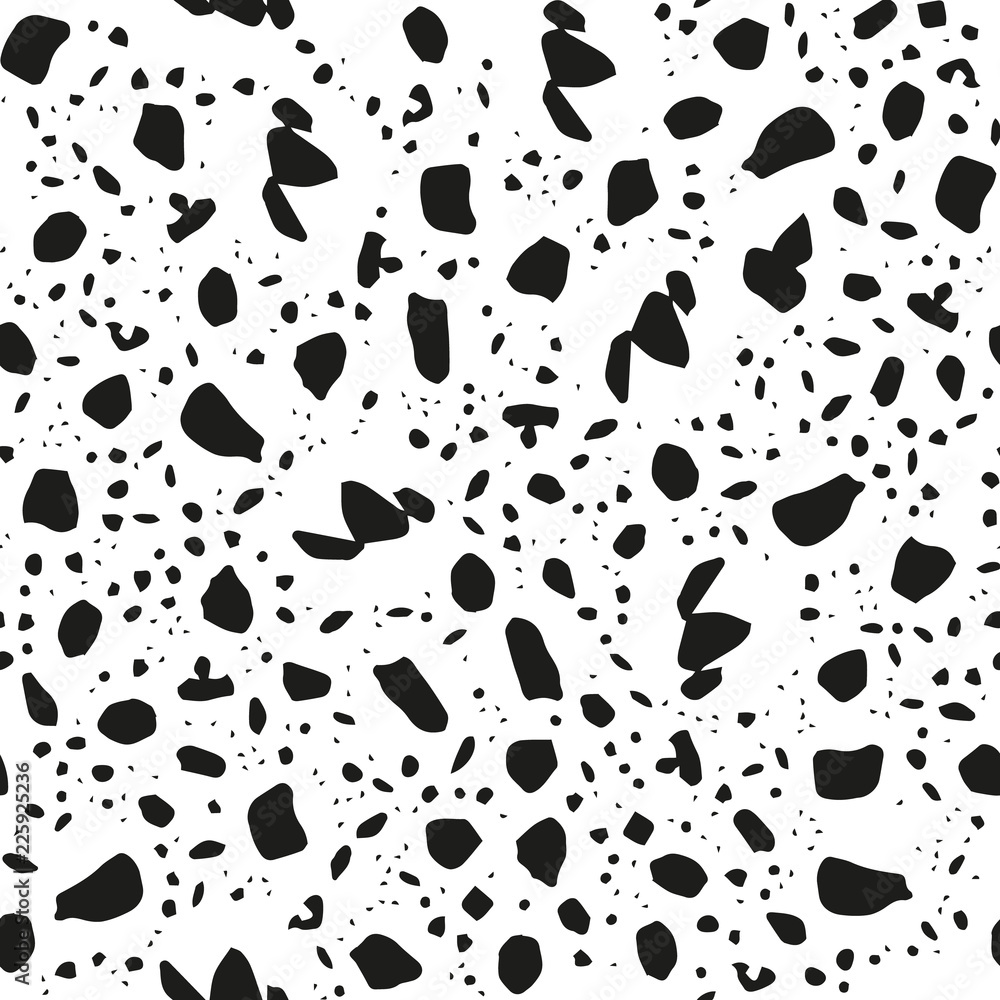 Obraz premium Terrazzo pattern. Vector illustration Background for print home decor, interior, fabric, textile, paper