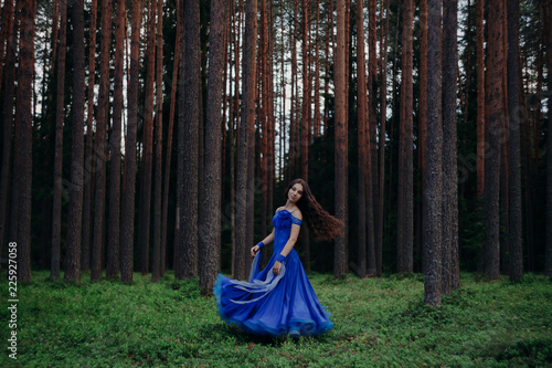 girl in the forest