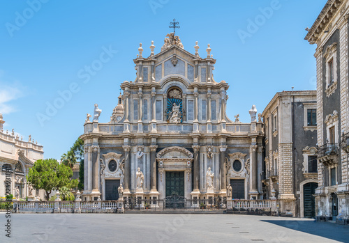Duomo of Saint Agatha in Catania, Sicily, southern Italy. © e55evu