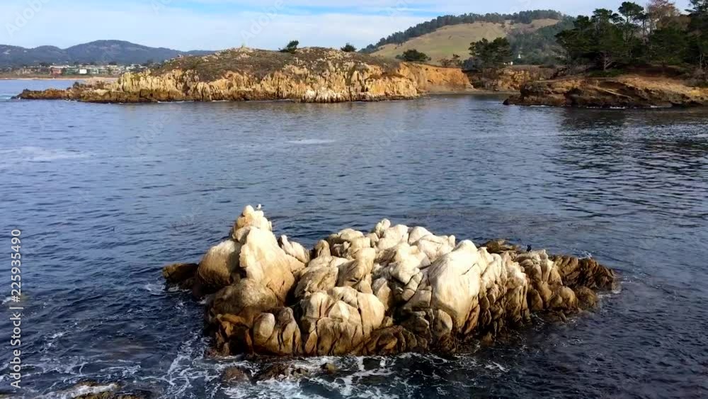 The Pacific Ocean at the Point Lobos State Natural Reserve, California, United States. The Point Lobos protected areas provide shelter to a wide range of fish, invertebrates, birds, and marine mammals The Pacific Ocean at the Point Lobos State Natural Reserve, California, United States. The Point Lobos protected areas provide shelter to a wide range of fish, invertebrates, birds, and marine mammals