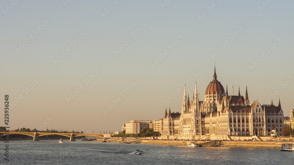 Obraz premium Hungarian Parliament Building in Budapest