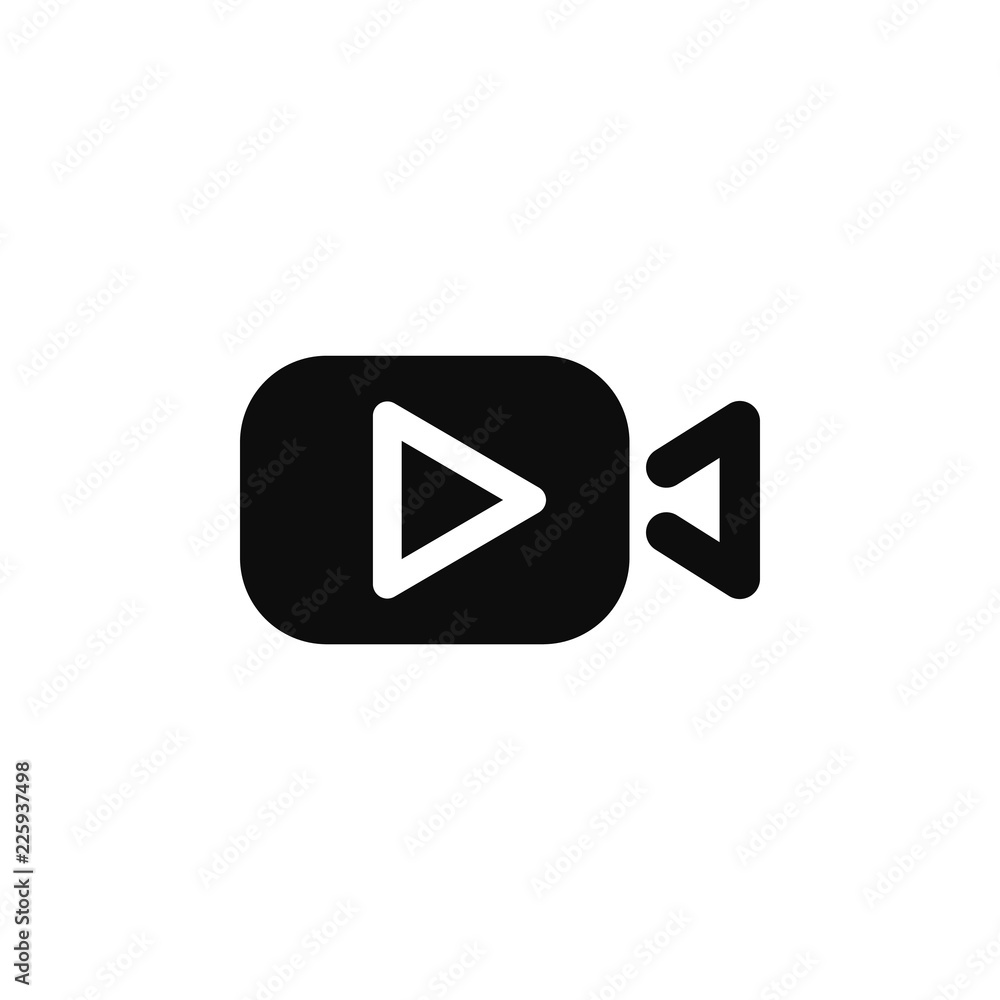 Play video icon vector illustration eps10. Play video icon vector illustration eps10.