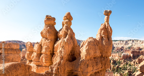 Panoramic photo of the beautiful Bryce Canyon, USA