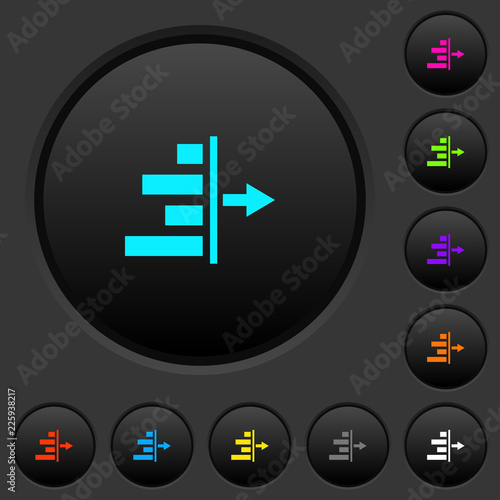 Decrease right indentation of content dark push buttons with color icons
