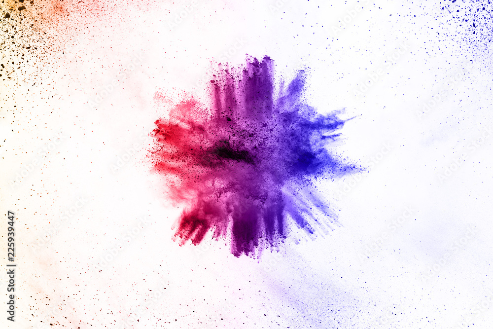 abstract powder splatted background. Colorful powder explosion on white background. Colored cloud. Colorful dust explode. Paint Holi. abstract powder splatted background. Colorful powder explosion on white background. Colored cloud. Colorful dust explode. Paint Holi.