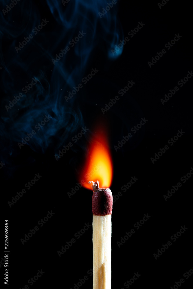 burning matchstick
burning matchstick