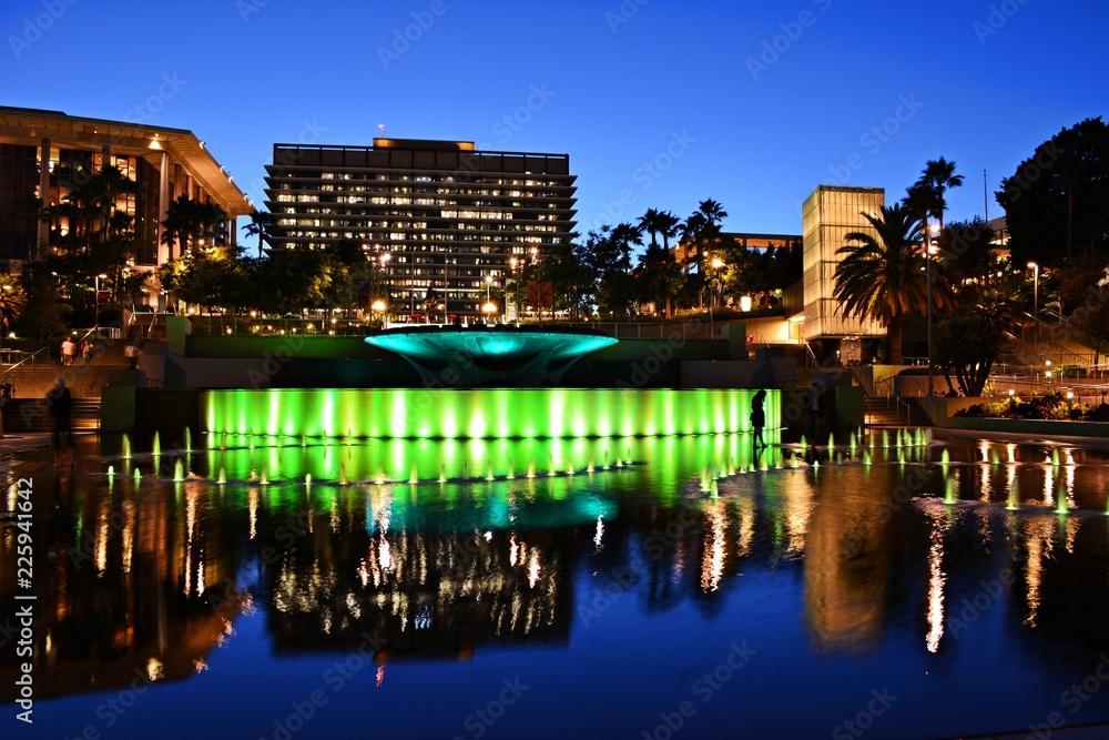 downtown los angeles lights