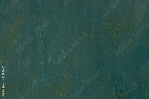 green dark background from old dirty iron wall