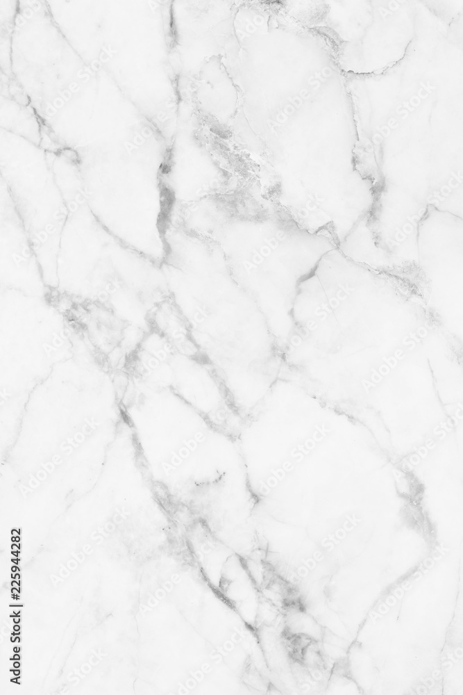 Fototapeta premium White marble patterned texture background for design.