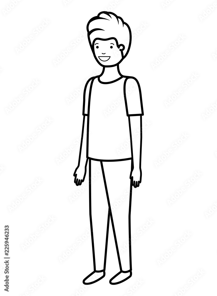 teenager boy avatar character