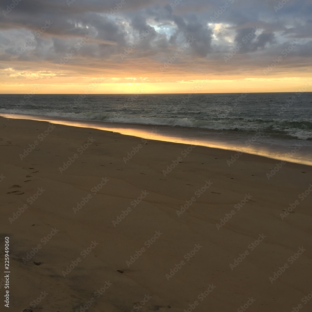 Sunrise in Montauk beach, The Hamptons, Long Island